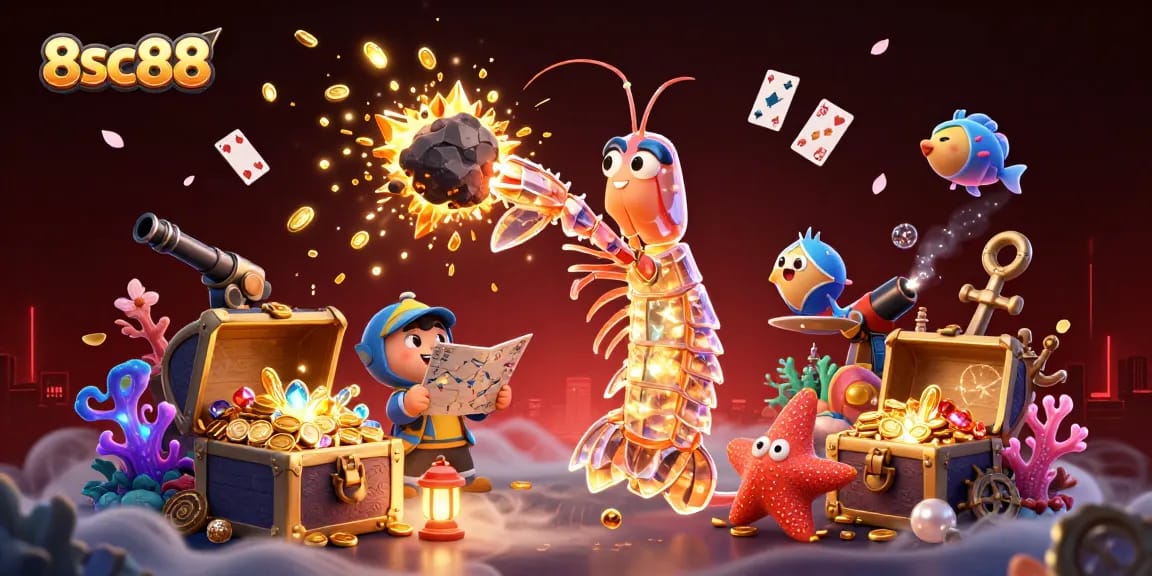 Join the fun at 8sc88, where a galactic samurai battles for golden gems and coins in an epic casino adventure.