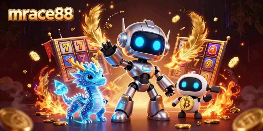 Experience thrilling gaming action at mrace88 with engaging slot machines and captivating characters.