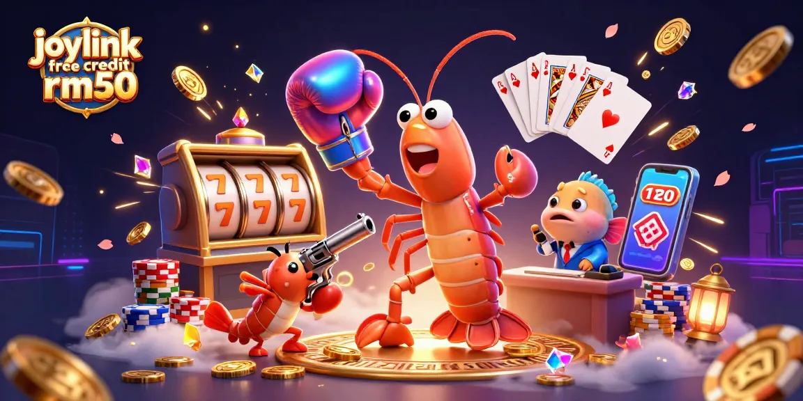 Experience joylink free credit rm50 while playing with vibrant 3D slots, chips, and lively characters.