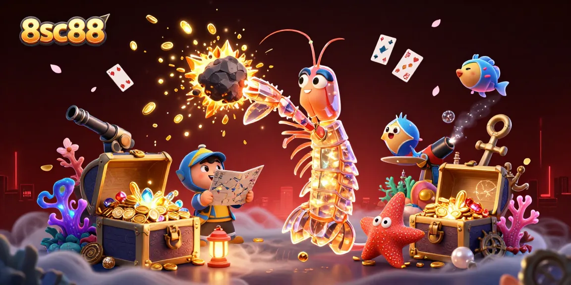 Join the fun at 8sc88, where a galactic samurai battles for golden gems and coins in an epic casino adventure.