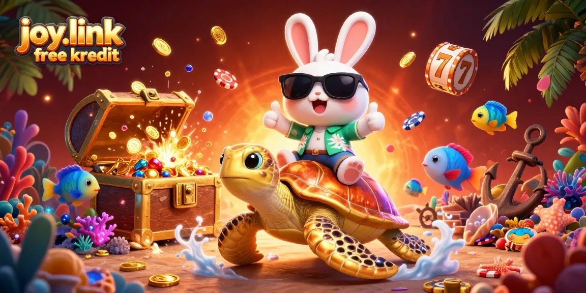 Spin and win with joy.link free kredit in this vibrant casino-themed underwater adventure.