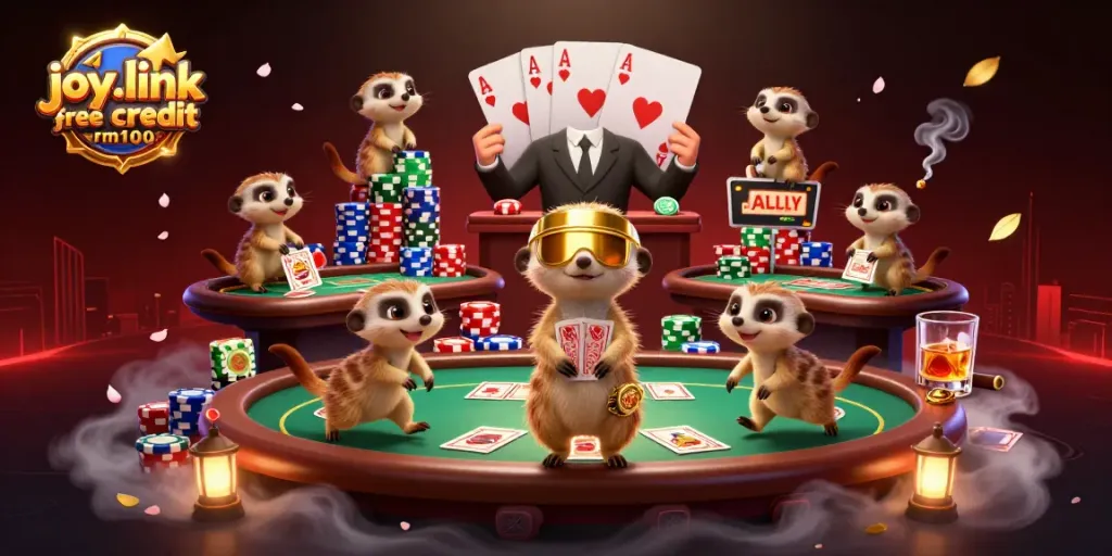 Engage with joy.link free credit rm100 as meerkats run a vibrant casino operation.