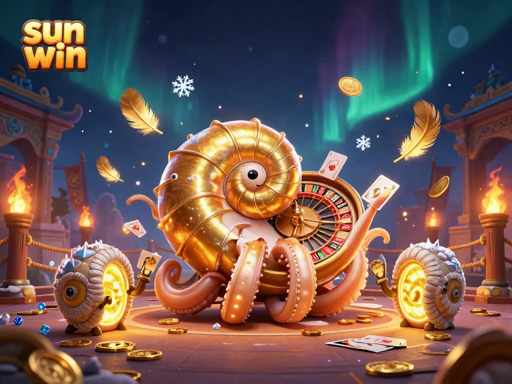 Experience thrilling gameplay at sun win with unique 3D casino characters and vibrant gaming elements.