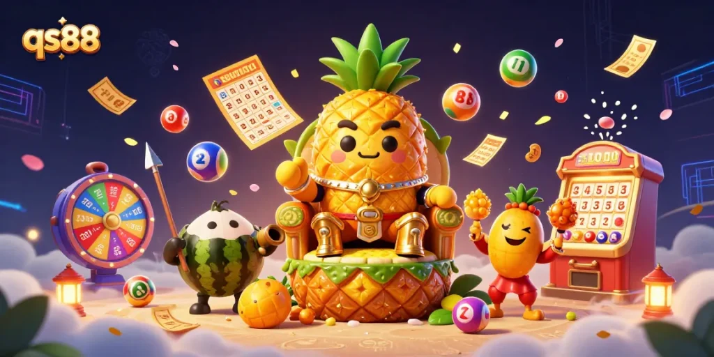 Experience exciting gaming at qs88 with vibrant characters and action-packed casino elements.